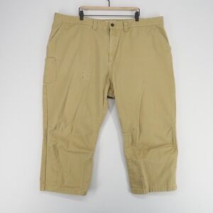 Vintage Filson Pants‎ Mens 46x24 Khaki Work Utility Chino Made in USA Hemmed*